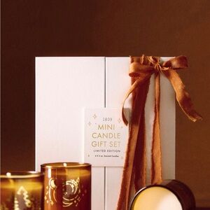 NIB Free People: 1809 Mini Candle Gift Set: Limited Edition; 4 mini candles